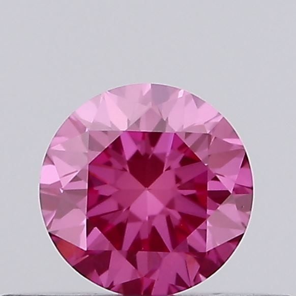 Loose Diamond - ROUND 0.21ct Fancy Vivid Pink VS1: Loose Diamond - ROUND 0.21ct Fancy Vivid Pink VS1 Source: This is a real non-mined Diamond that has been grown in a lab Shape: ROUND Carats: 0.21 Color: Fancy Vivid Pink Certification: NONE Video:
