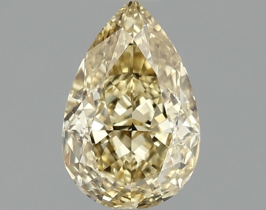 Loose Diamond - PEAR 1.05ct Fancy Intense Yellow VS2: Loose Diamond - PEAR 1.05ct Fancy Intense Yellow VS2 Source: This is a real non-mined Diamond that has been grown in a lab Shape: PEAR Carats: 1.05 Color: Fancy Intense Yellow Certification: IGI Video