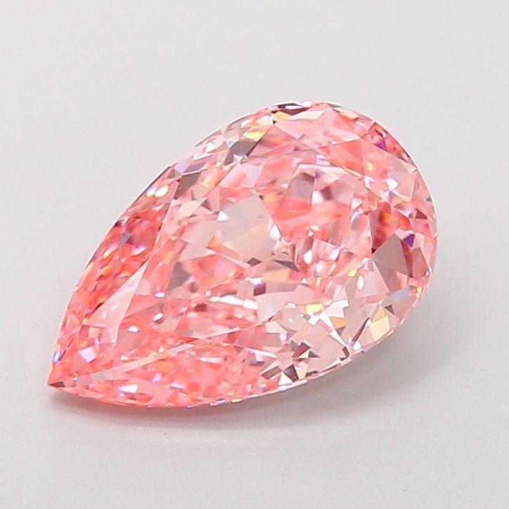 Loose Diamond - PEAR 3.6ct Fancy Vivid Pink VS1: Loose Diamond - PEAR 3.6ct Fancy Vivid Pink VS1 Source: This is a real non-mined Diamond that has been grown in a lab Shape: PEAR Carats: 3.6 Color: Fancy Vivid Pink Certification: IGI Video: