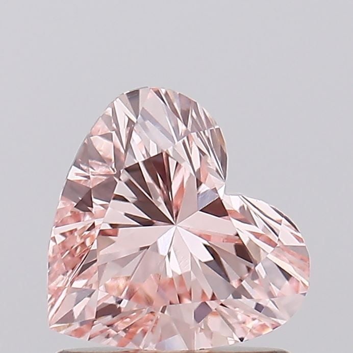 Loose Diamond - HEART 1.01ct Fancy Pink VVS2: Loose Diamond - HEART 1.01ct Fancy Pink VVS2 Source: This is a real non-mined Diamond that has been grown in a lab Shape: HEART Carats: 1.01 Color: Fancy Pink Certification: IGI Video: