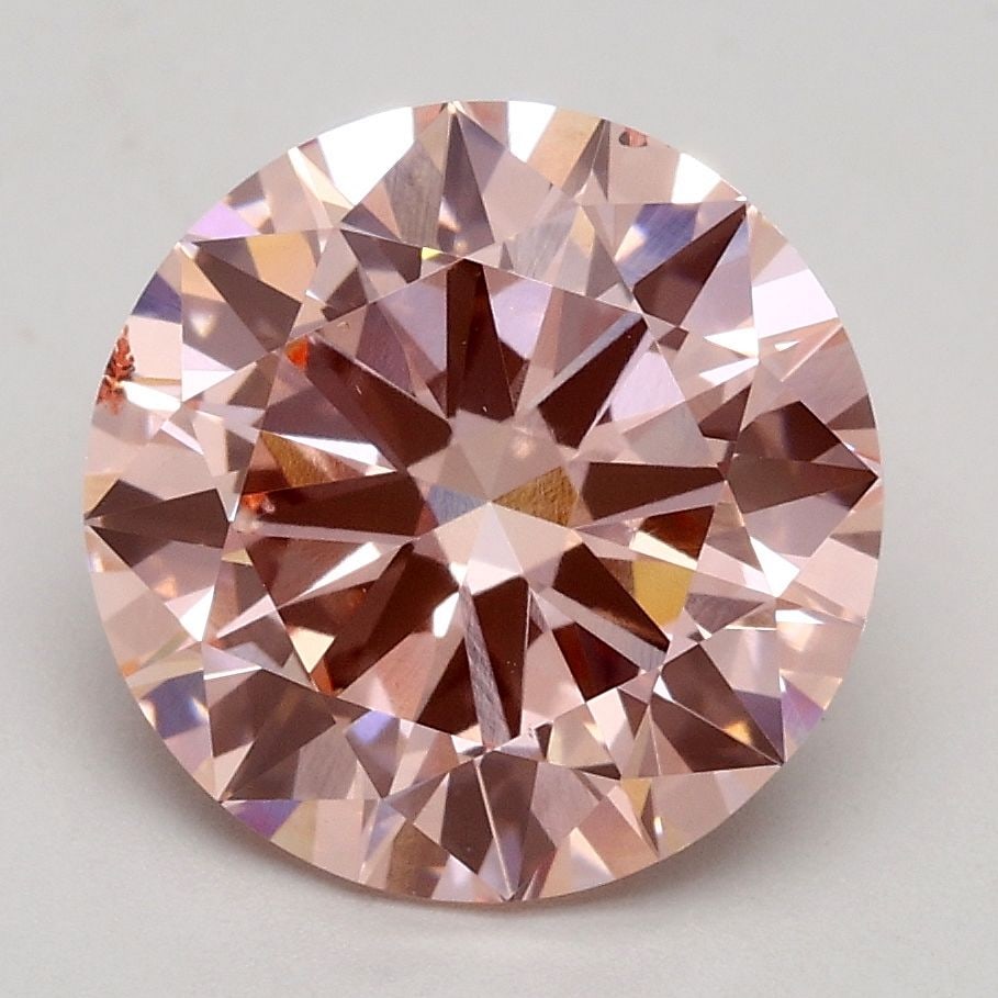 Loose Diamond - ROUND 2.5ct Fancy Intense Pink VS2: Loose Diamond - ROUND 2.5ct Fancy Intense Pink VS2 Source: This is a real non-mined Diamond that has been grown in a lab Shape: ROUND Carats: 2.5 Color: Fancy Intense Pink Certification: IGI Video: