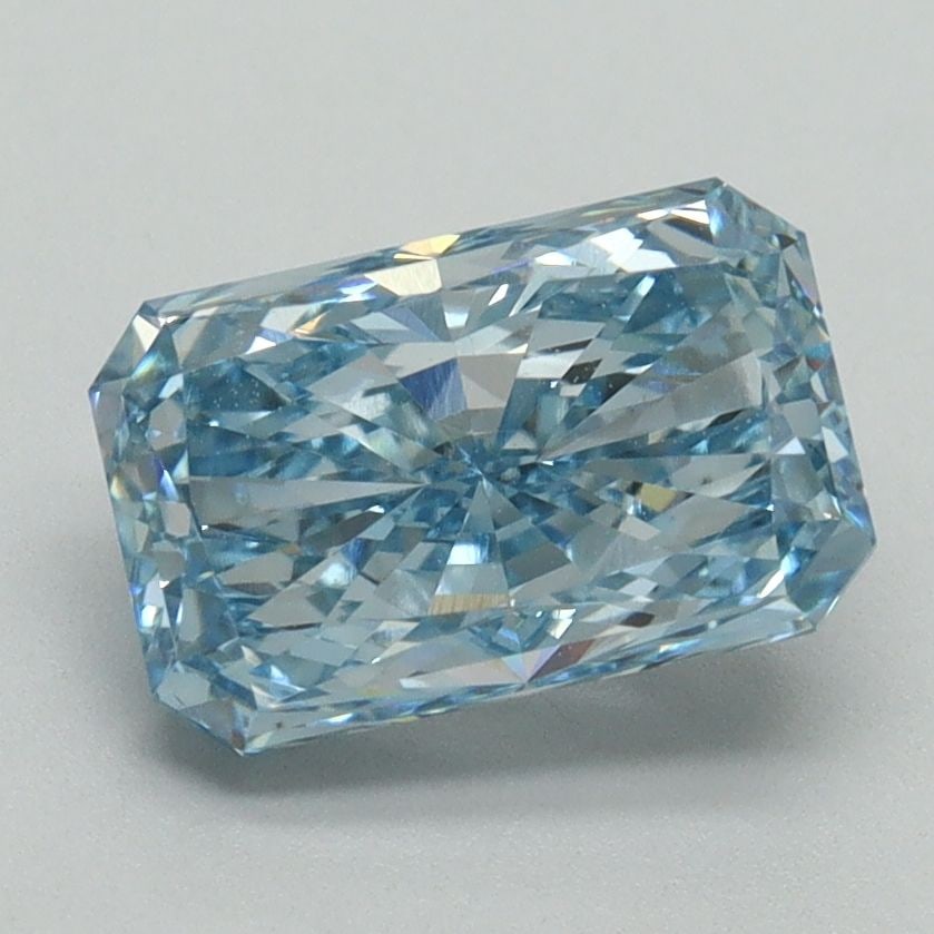 Loose Diamond - RADIANT 2.03ct Fancy Vivid Blue VS1: Loose Diamond - RADIANT 2.03ct Fancy Vivid Blue VS1 Source: This is a real non-mined Diamond that has been grown in a lab Shape: RADIANT Carats: 2.03 Color: Fancy Vivid Blue Certification: IGI Video: