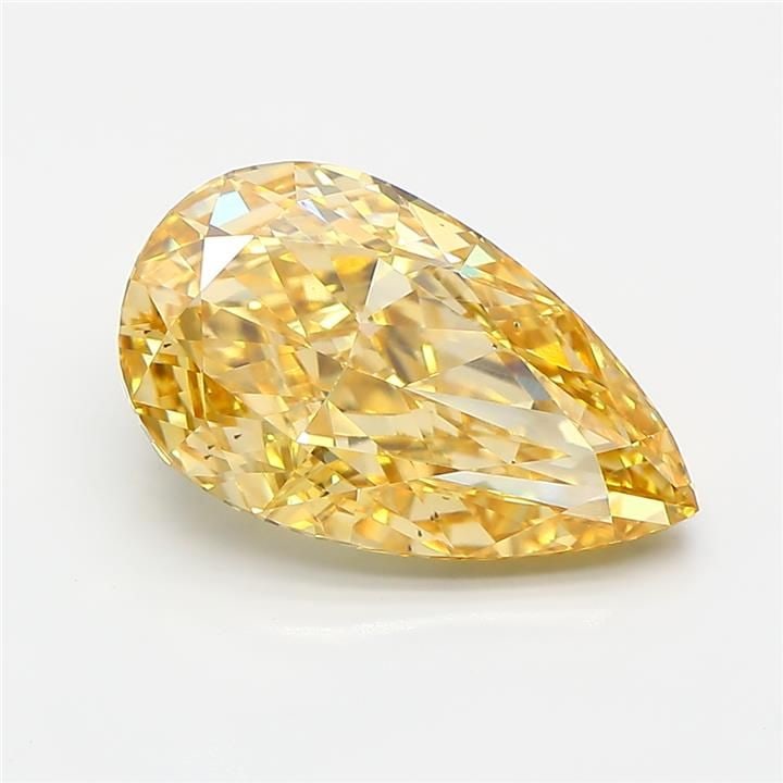 Loose Diamond - PEAR 3.69ct Fancy Intense Yellow VS1: Loose Diamond - PEAR 3.69ct Fancy Intense Yellow VS1 Source: This is a real non-mined Diamond that has been grown in a lab Shape: PEAR Carats: 3.69 Color: Fancy Intense Yellow Certification: IGI Video