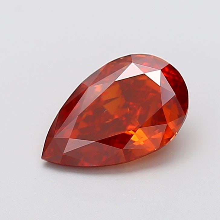 Loose Diamond - PEAR 2.28ct Fancy Vivid Pinkish Orange SI1 (1 of 1)
