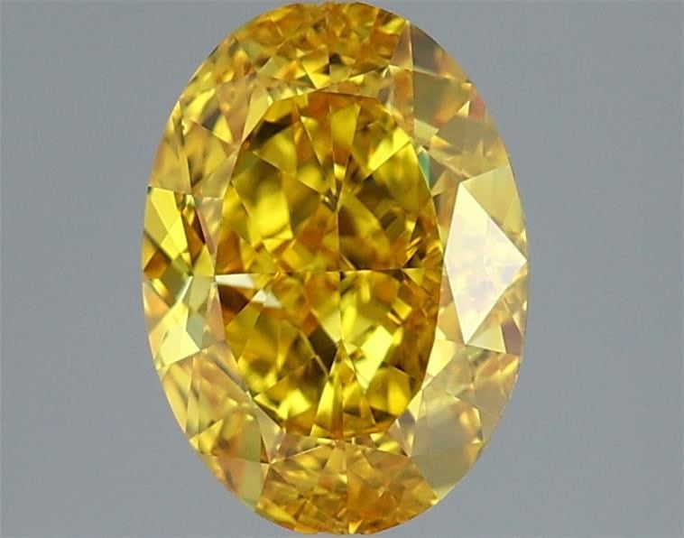 Loose Diamond - OVAL 2.02ct Fancy Vivid Yellow VVS1: Loose Diamond - OVAL 2.02ct Fancy Vivid Yellow VVS1 Source: This is a real non-mined Diamond that has been grown in a lab Shape: OVAL Carats: 2.02 Color: Fancy Vivid Yellow Certification: IGI Video: