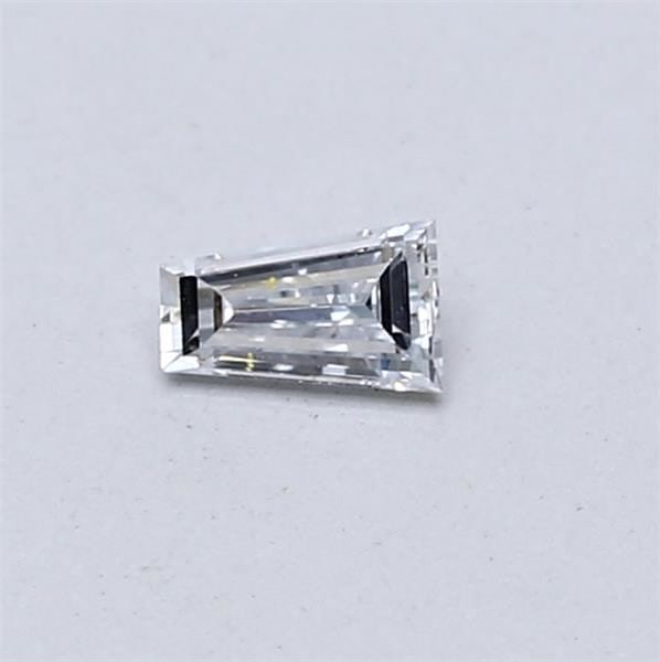 Loose Diamond - TAPERED BAGUETTE 0.16ct Light Blue VS1: Loose Diamond - TAPERED BAGUETTE 0.16ct Light Blue VS1 Source: This is a real non-mined Diamond that has been grown in a lab Shape: TAPERED BAGUETTE Carats: 0.16 Color: Light Blue Certification: NONE 