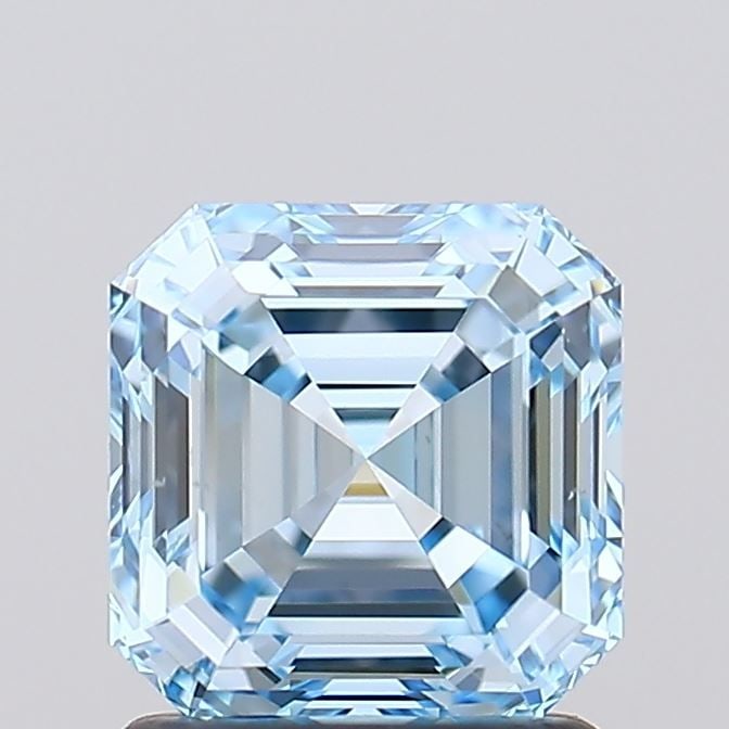 Loose Diamond - ASSCHER 1.54ct Fancy Intense Blue VVS2: Loose Diamond - ASSCHER 1.54ct Fancy Intense Blue VVS2 Source: This is a real non-mined Diamond that has been grown in a lab Shape: ASSCHER Carats: 1.54 Color: Fancy Intense Blue Certification: IGI Vi