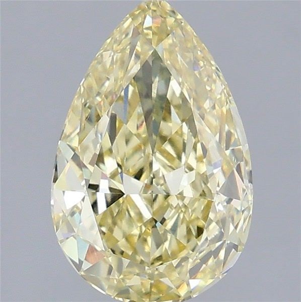 Loose Diamond - PEAR 2.5ct Fancy Yellow VVS2: Loose Diamond - PEAR 2.5ct Fancy Yellow VVS2 Source: This is a real non-mined Diamond that has been grown in a lab Shape: PEAR Carats: 2.5 Color: Fancy Yellow Certification: IGI Video: