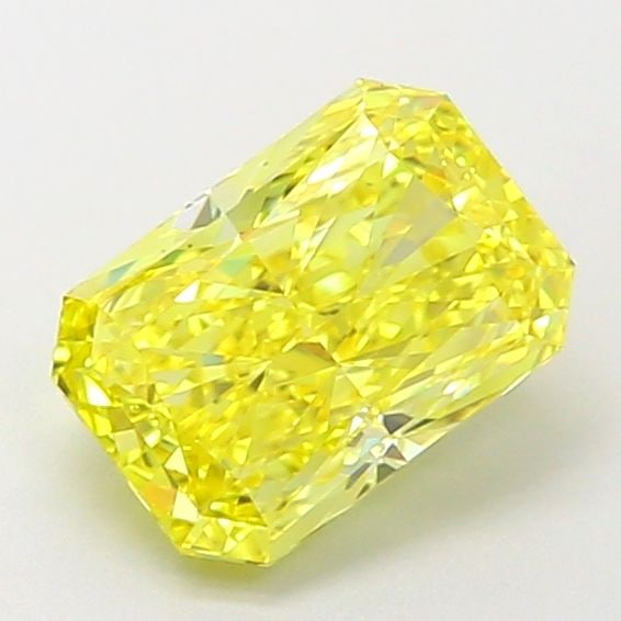 Loose Diamond - RADIANT 1.02ct Fancy Vivid Yellow VS1: Loose Diamond - RADIANT 1.02ct Fancy Vivid Yellow VS1 Source: This is a real non-mined Diamond that has been grown in a lab Shape: RADIANT Carats: 1.02 Color: Fancy Vivid Yellow Certification: IGI Vid