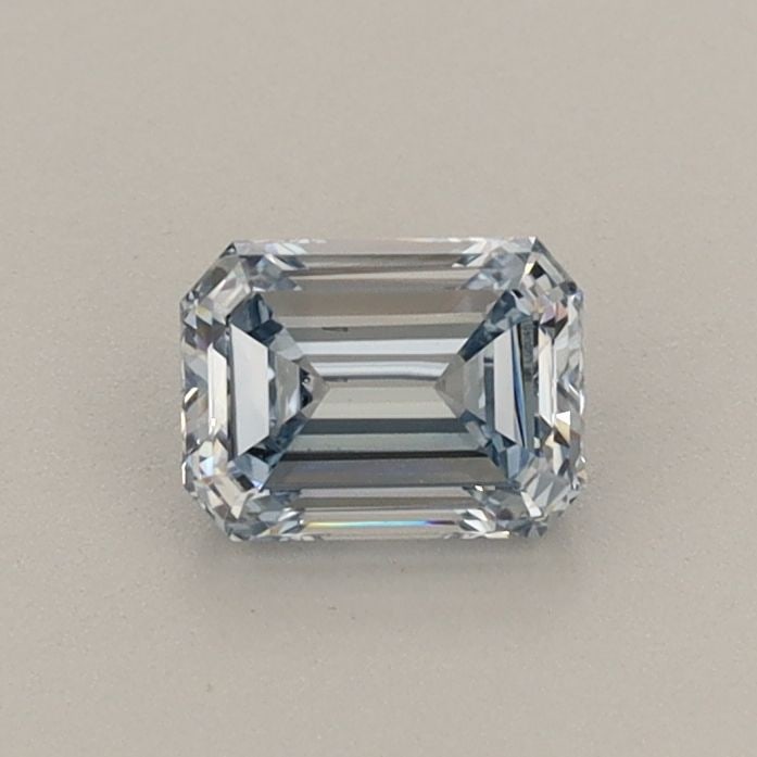 Loose Diamond - EMERALD 0.51ct Fancy Blue VS1: Loose Diamond - EMERALD 0.51ct Fancy Blue VS1 Source: This is a real non-mined Diamond that has been grown in a lab Shape: EMERALD Carats: 0.51 Color: Fancy Blue Certification: IGI Video:
