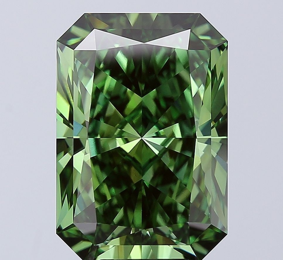 Loose Diamond - RADIANT 8.09ct Fancy Vivid Green VVS2 (1 of 1)
