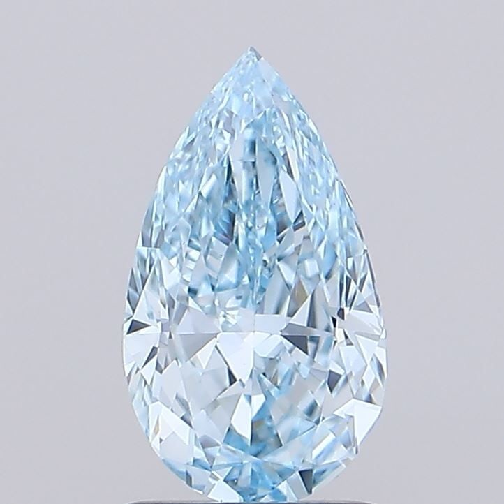 Loose Diamond - PEAR 1.29ct Fancy Vivid Blue VS1: Loose Diamond - PEAR 1.29ct Fancy Vivid Blue VS1 Source: This is a real non-mined Diamond that has been grown in a lab Shape: PEAR Carats: 1.29 Color: Fancy Vivid Blue Certification: IGI Video: