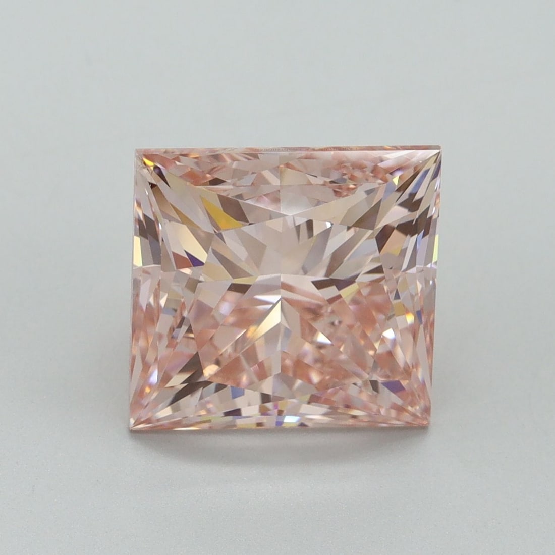 Loose Diamond - PRINCESS 5.01ct Fancy Intense Pink VS1: Loose Diamond - PRINCESS 5.01ct Fancy Intense Pink VS1 Source: This is a real non-mined Diamond that has been grown in a lab Shape: PRINCESS Carats: 5.01 Color: Fancy Intense Pink Certification: IGI V