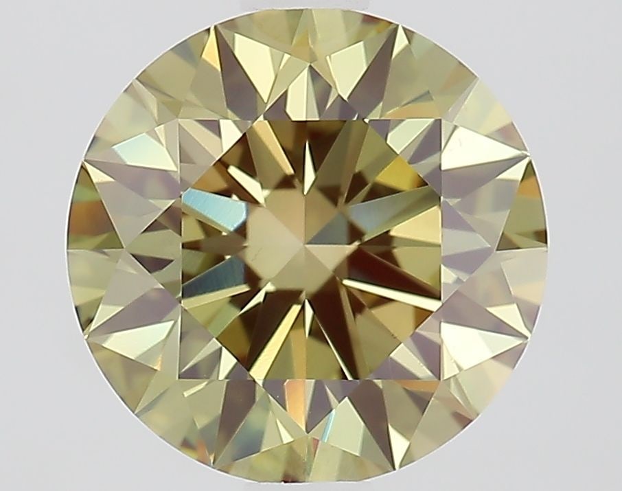 Ideal Loose Diamond - ROUND 2.1ct Fancy Vivid Green VS1: Ideal Loose Diamond - ROUND 2.1ct Fancy Vivid Green VS1 Source: This is a real non-mined Diamond that has been grown in a lab Shape: ROUND Carats: 2.1 Color: Fancy Vivid Green Certification: IGI Video