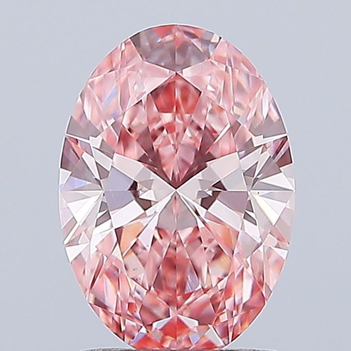 Loose Diamond - OVAL 2.0ct Fancy Vivid Pink VS1: Loose Diamond - OVAL 2.0ct Fancy Vivid Pink VS1 Source: This is a real non-mined Diamond that has been grown in a lab Shape: OVAL Carats: 2.0 Color: Fancy Vivid Pink Certification: IGI Video: