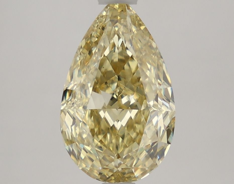 Loose Diamond - PEAR 2.68ct Fancy Vivid Yellow VS2: Loose Diamond - PEAR 2.68ct Fancy Vivid Yellow VS2 Source: This is a real non-mined Diamond that has been grown in a lab Shape: PEAR Carats: 2.68 Color: Fancy Vivid Yellow Certification: NONE The Diam