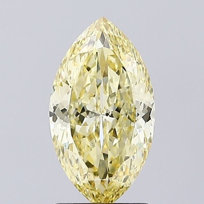 Loose Diamond - MARQUISE 1.77ct Fancy Intense Yellow VVS2: Loose Diamond - MARQUISE 1.77ct Fancy Intense Yellow VVS2 Source: This is a real non-mined Diamond that has been grown in a lab Shape: MARQUISE Carats: 1.77 Color: Fancy Intense Yellow Certification: 