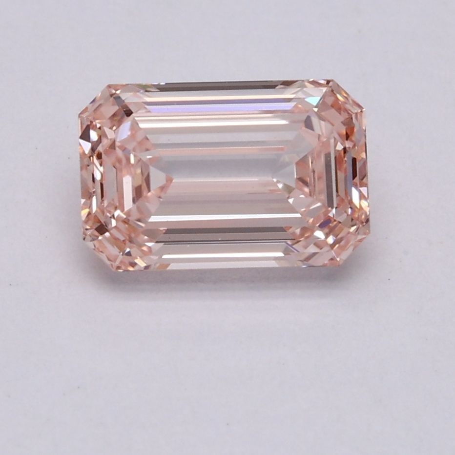 Loose Diamond - EMERALD 1.04ct Fancy Pink VVS2: Loose Diamond - EMERALD 1.04ct Fancy Pink VVS2 Source: This is a real non-mined Diamond that has been grown in a lab Shape: EMERALD Carats: 1.04 Color: Fancy Pink Certification: IGI Video: