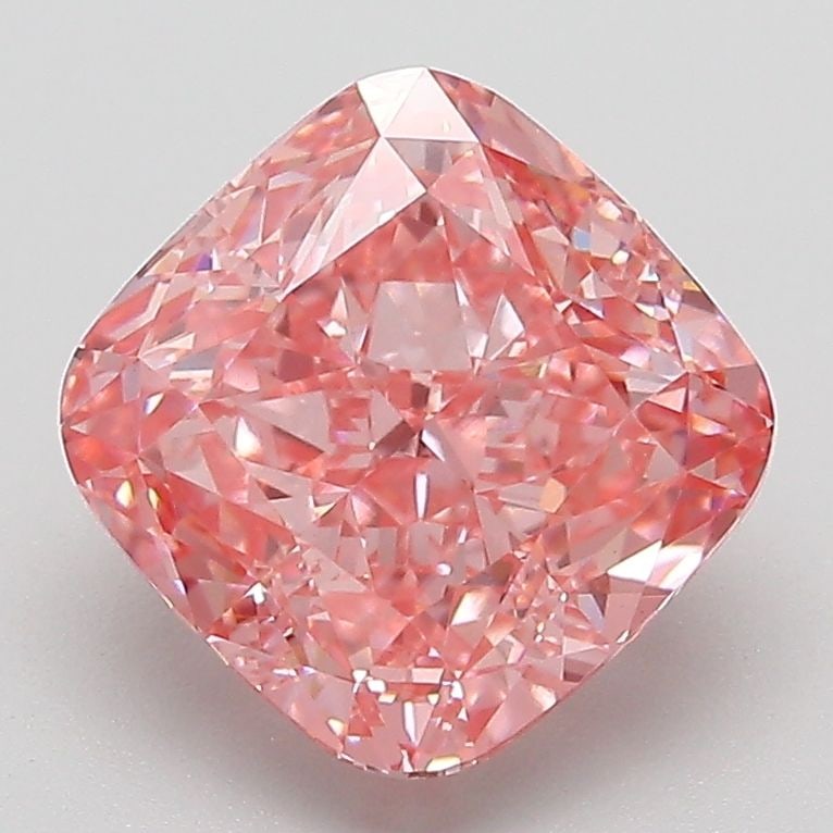 Loose Diamond - CUSHION MODIFIED 3.06ct Fancy Vivid Pink VS1: Loose Diamond - CUSHION MODIFIED 3.06ct Fancy Vivid Pink VS1 Source: This is a real non-mined Diamond that has been grown in a lab Shape: CUSHION MODIFIED Carats: 3.06 Color: Fancy Vivid Pink Certific