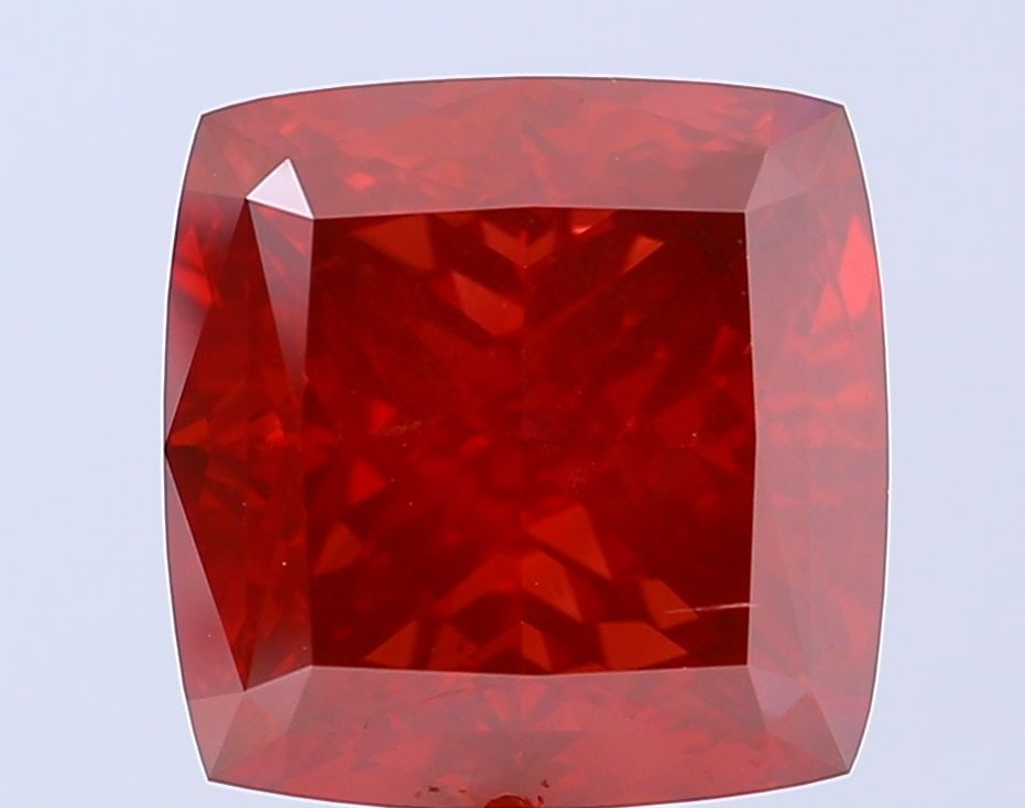 Loose Diamond - CUSHION MODIFIED 10.02ct Fancy Vivid Red VS2 (1 of 1)