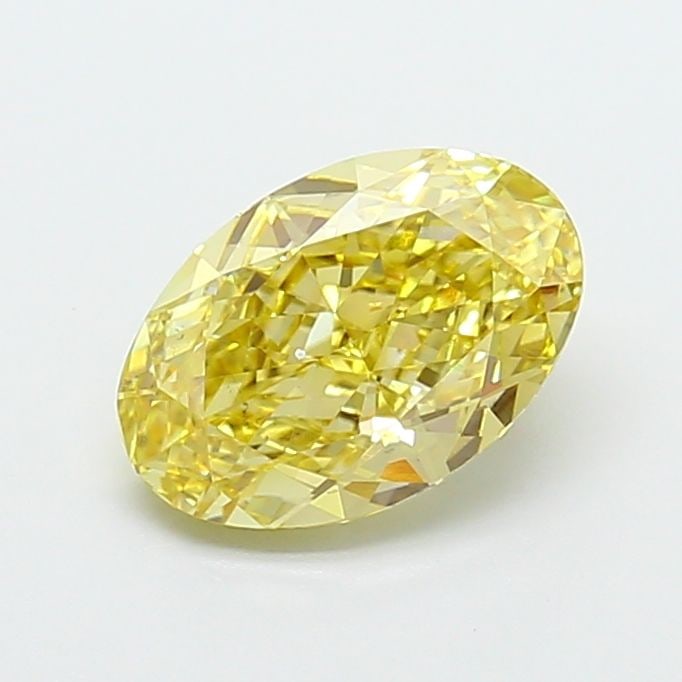 Loose Diamond - OVAL 2.02ct Fancy Intense Yellow VS2: Loose Diamond - OVAL 2.02ct Fancy Intense Yellow VS2 Source: This is a real non-mined Diamond that has been grown in a lab Shape: OVAL Carats: 2.02 Color: Fancy Intense Yellow Certification: IGI The D