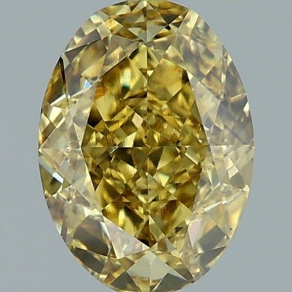 Loose Diamond - OVAL 1.55ct Fancy Intense Yellow VS2: Loose Diamond - OVAL 1.55ct Fancy Intense Yellow VS2 Source: This is a real non-mined Diamond that has been grown in a lab Shape: OVAL Carats: 1.55 Color: Fancy Intense Yellow Certification: IGI Video