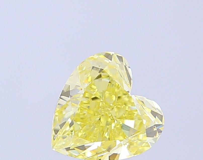Loose Diamond - HEART 2.12ct Fancy Yellow VS1: Loose Diamond - HEART 2.12ct Fancy Yellow VS1 Source: This is a real non-mined Diamond that has been grown in a lab Shape: HEART Carats: 2.12 Color: Fancy Yellow Certification: IGI Video: