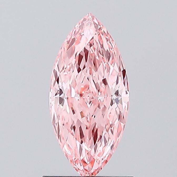 Loose Diamond - MARQUISE 1.06ct Fancy Vivid Pink VS1: Loose Diamond - MARQUISE 1.06ct Fancy Vivid Pink VS1 Source: This is a real non-mined Diamond that has been grown in a lab Shape: MARQUISE Carats: 1.06 Color: Fancy Vivid Pink Certification: IGI Video