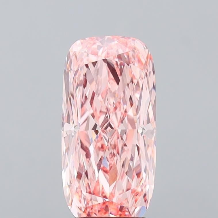 Loose Diamond - CUSHION MODIFIED 3.01ct Fancy Vivid Pink VVS2: Loose Diamond - CUSHION MODIFIED 3.01ct Fancy Vivid Pink VVS2 Source: This is a real non-mined Diamond that has been grown in a lab Shape: CUSHION MODIFIED Carats: 3.01 Color: Fancy Vivid Pink Certifi