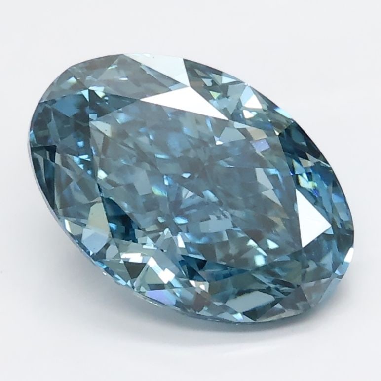 Loose Diamond - OVAL 1.91ct Blue SI1: Loose Diamond - OVAL 1.91ct Blue SI1 Source: This is a real non-mined Diamond that has been grown in a lab Shape: OVAL Carats: 1.91 Color: Blue Certification: NONE Video: