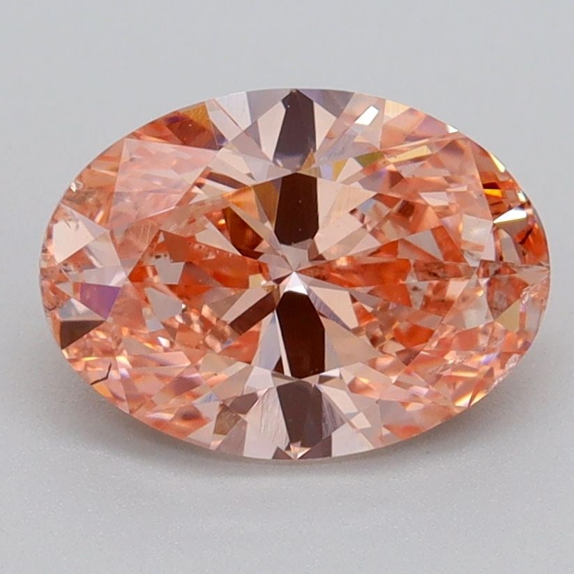Loose Diamond - OVAL 2.01ct Fancy Vivid Pink SI2: Loose Diamond - OVAL 2.01ct Fancy Vivid Pink SI2 Source: This is a real non-mined Diamond that has been grown in a lab Shape: OVAL Carats: 2.01 Color: Fancy Vivid Pink Certification: IGI Video: