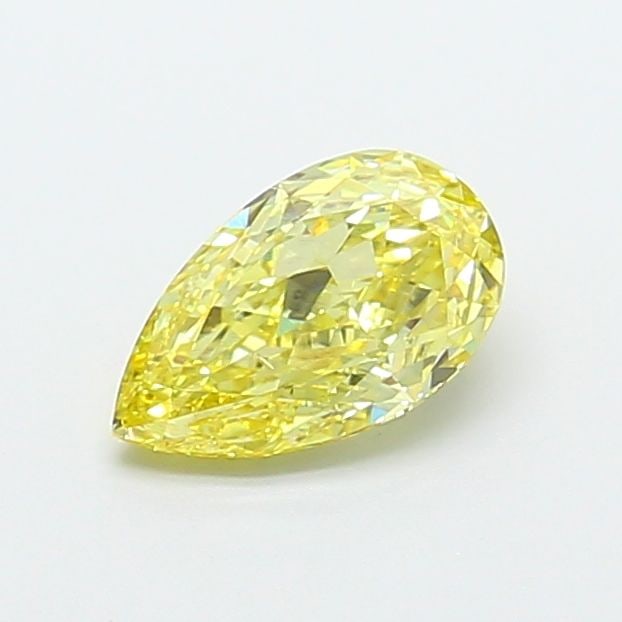 Loose Diamond - PEAR 1.57ct Fancy Intense Yellow VS2: Loose Diamond - PEAR 1.57ct Fancy Intense Yellow VS2 Source: This is a real non-mined Diamond that has been grown in a lab Shape: PEAR Carats: 1.57 Color: Fancy Intense Yellow Certification: IGI Video