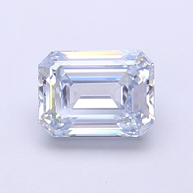 Loose Diamond - EMERALD 1.01ct Fancy Light Blue VVS2: Loose Diamond - EMERALD 1.01ct Fancy Light Blue VVS2 Source: This is a real non-mined Diamond that has been grown in a lab Shape: EMERALD Carats: 1.01 Color: Fancy Light Blue Certification: IGI Video: