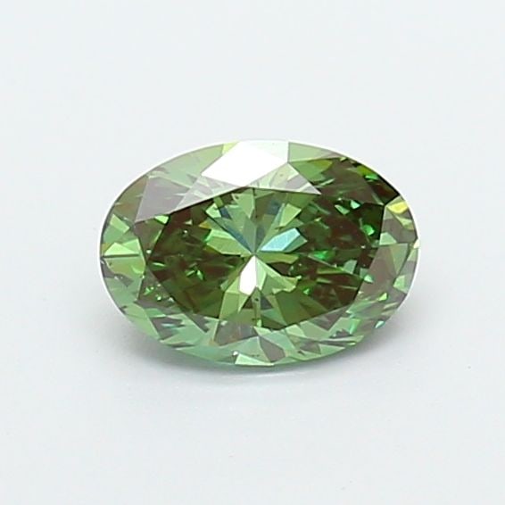 Loose Diamond - OVAL 0.77ct Fancy Vivid Green VS2: Loose Diamond - OVAL 0.77ct Fancy Vivid Green VS2 Source: This is a real non-mined Diamond that has been grown in a lab Shape: OVAL Carats: 0.77 Color: Fancy Vivid Green Certification: IGI Video: