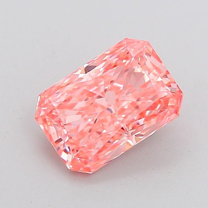 Loose Diamond - RADIANT 1.99ct Fancy Vivid Pink VS1: Loose Diamond - RADIANT 1.99ct Fancy Vivid Pink VS1 Source: This is a real non-mined Diamond that has been grown in a lab Shape: RADIANT Carats: 1.99 Color: Fancy Vivid Pink Certification: IGI Video:
