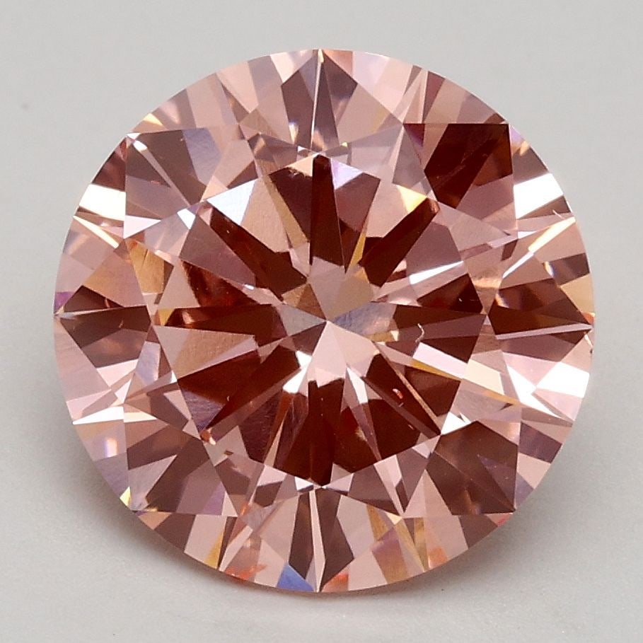 Loose Diamond - ROUND 2.8ct Fancy Intense Pink VS2: Loose Diamond - ROUND 2.8ct Fancy Intense Pink VS2 Source: This is a real non-mined Diamond that has been grown in a lab Shape: ROUND Carats: 2.8 Color: Fancy Intense Pink Certification: IGI Video: