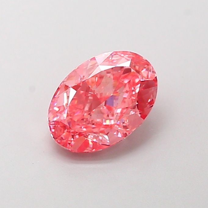 Loose Diamond - OVAL 1.29ct Fancy Vivid Pink VS1: Loose Diamond - OVAL 1.29ct Fancy Vivid Pink VS1 Source: This is a real non-mined Diamond that has been grown in a lab Shape: OVAL Carats: 1.29 Color: Fancy Vivid Pink Certification: IGI Video: