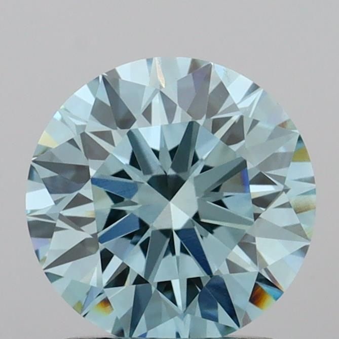 Ideal Loose Diamond - ROUND 1.53ct Fancy Vivid Blue VVS2: Ideal Loose Diamond - ROUND 1.53ct Fancy Vivid Blue VVS2 Source: This is a real non-mined Diamond that has been grown in a lab Shape: ROUND Carats: 1.53 Color: Fancy Vivid Blue Certification: IGI Vide