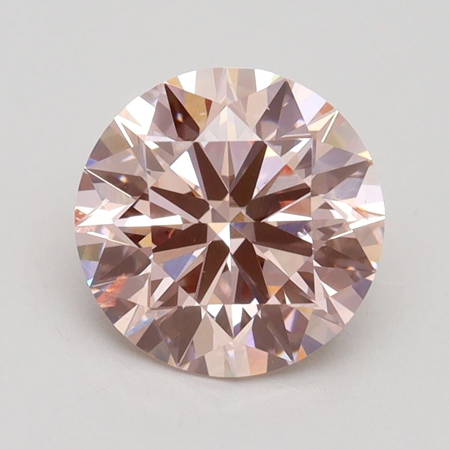 Ideal Loose Diamond - ROUND 2.01ct Fancy Light Pink SI1: Ideal Loose Diamond - ROUND 2.01ct Fancy Light Pink SI1 Source: This is a real non-mined Diamond that has been grown in a lab Shape: ROUND Carats: 2.01 Color: Fancy Light Pink Certification: IGI Video