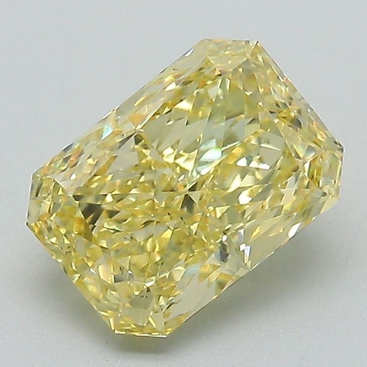Loose Diamond - RADIANT 2.08ct Fancy Intense Yellow VS1: Loose Diamond - RADIANT 2.08ct Fancy Intense Yellow VS1 Source: This is a real non-mined Diamond that has been grown in a lab Shape: RADIANT Carats: 2.08 Color: Fancy Intense Yellow Certification: IGI