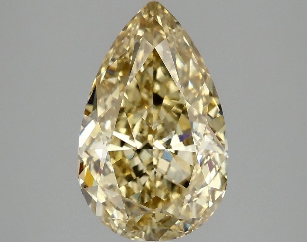 Loose Diamond - PEAR 3.12ct Fancy Intense Yellow VVS2 (1 of 1)