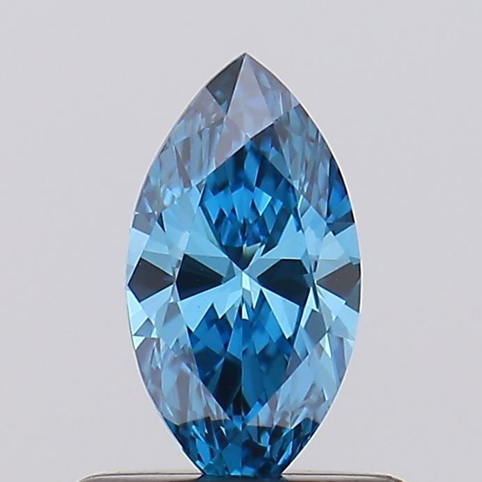 Loose Diamond - MARQUISE 0.42ct Fancy Vivid Blue VS1: Loose Diamond - MARQUISE 0.42ct Fancy Vivid Blue VS1 Source: This is a real non-mined Diamond that has been grown in a lab Shape: MARQUISE Carats: 0.42 Color: Fancy Vivid Blue Certification: NONE Vide