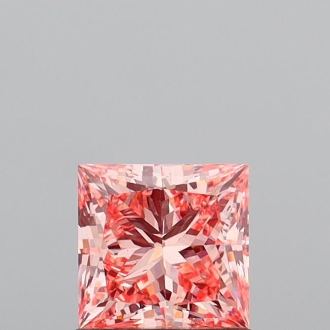 Loose Diamond - PRINCESS 1.02ct Fancy Vivid Pink VS2: Loose Diamond - PRINCESS 1.02ct Fancy Vivid Pink VS2 Source: This is a real non-mined Diamond that has been grown in a lab Shape: PRINCESS Carats: 1.02 Color: Fancy Vivid Pink Certification: IGI Video