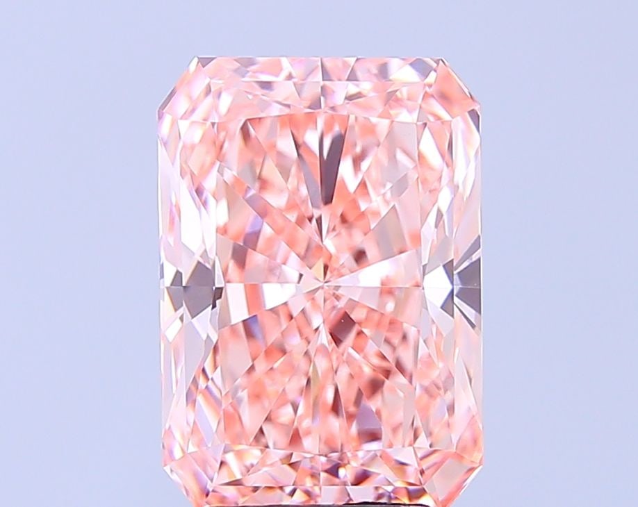 Loose Diamond - RADIANT 5.08ct Fancy Vivid Pink VVS2: Loose Diamond - RADIANT 5.08ct Fancy Vivid Pink VVS2 Source: This is a real non-mined Diamond that has been grown in a lab Shape: RADIANT Carats: 5.08 Color: Fancy Vivid Pink Certification: IGI The Di