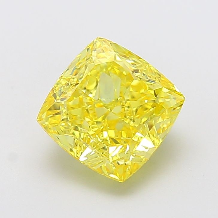 Loose Diamond - CUSHION MODIFIED 4.11ct Fancy Intense Yellow VS1: Loose Diamond - CUSHION MODIFIED 4.11ct Fancy Intense Yellow VS1 Source: This is a real non-mined Diamond that has been grown in a lab Shape: CUSHION MODIFIED Carats: 4.11 Color: Fancy Intense Yellow 