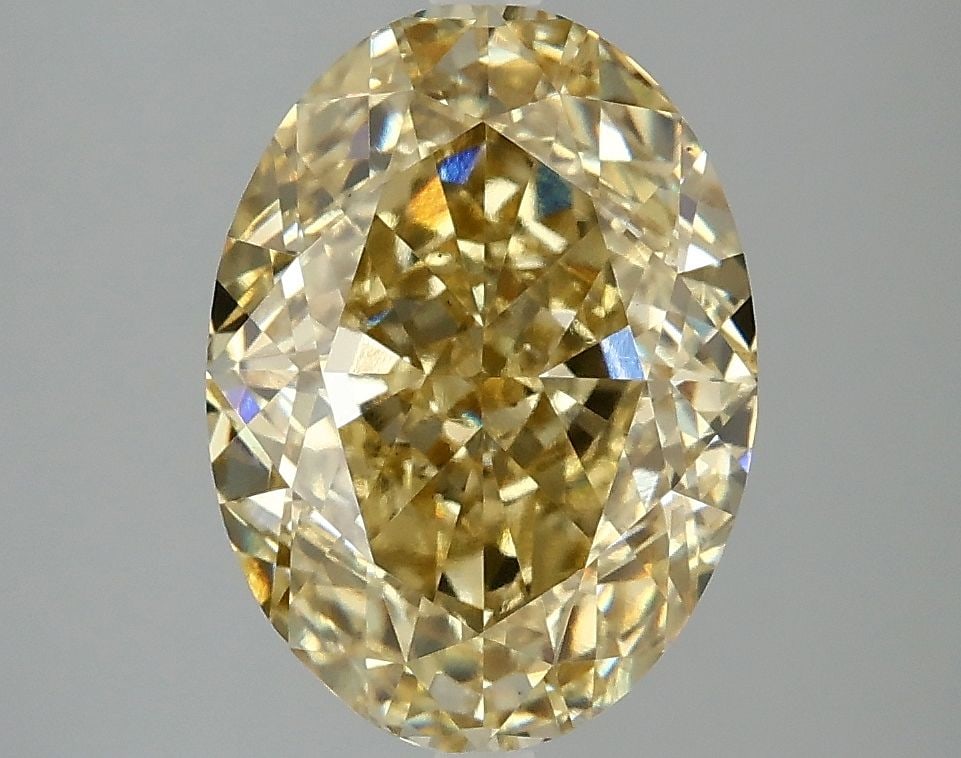 Loose Diamond - OVAL 4.07ct Fancy Intense Yellow VS1: Loose Diamond - OVAL 4.07ct Fancy Intense Yellow VS1 Source: This is a real non-mined Diamond that has been grown in a lab Shape: OVAL Carats: 4.07 Color: Fancy Intense Yellow Certification: IGI Video