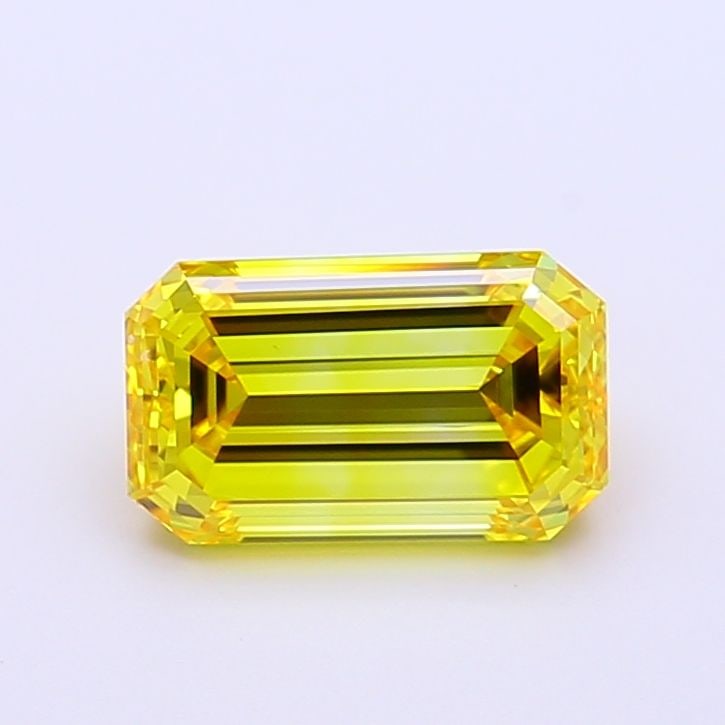 Loose Diamond - EMERALD 1.66ct Fancy Intense Yellow VS1: Loose Diamond - EMERALD 1.66ct Fancy Intense Yellow VS1 Source: This is a real non-mined Diamond that has been grown in a lab Shape: EMERALD Carats: 1.66 Color: Fancy Intense Yellow Certification: IGI