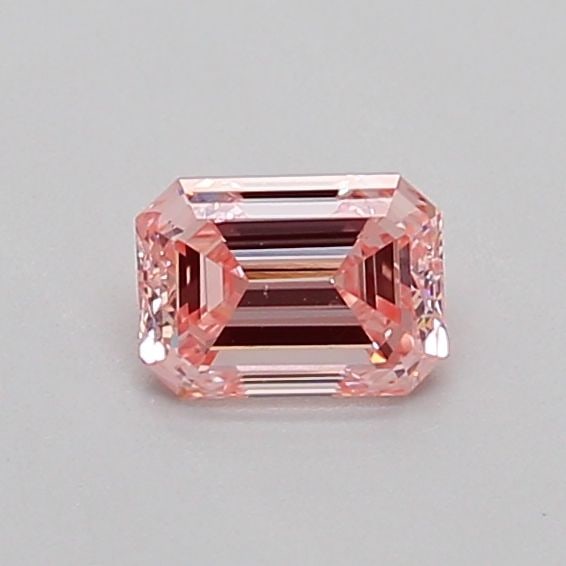 Loose Diamond - EMERALD 0.41ct Fancy Intense Pink VS2: Loose Diamond - EMERALD 0.41ct Fancy Intense Pink VS2 Source: This is a real non-mined Diamond that has been grown in a lab Shape: EMERALD Carats: 0.41 Color: Fancy Intense Pink Certification: IGI Vid