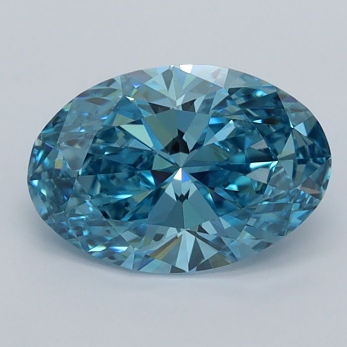 Loose Diamond - OVAL 1.03ct Fancy Vivid Blue VVS2: Loose Diamond - OVAL 1.03ct Fancy Vivid Blue VVS2 Source: This is a real non-mined Diamond that has been grown in a lab Shape: OVAL Carats: 1.03 Color: Fancy Vivid Blue Certification: IGI Video: