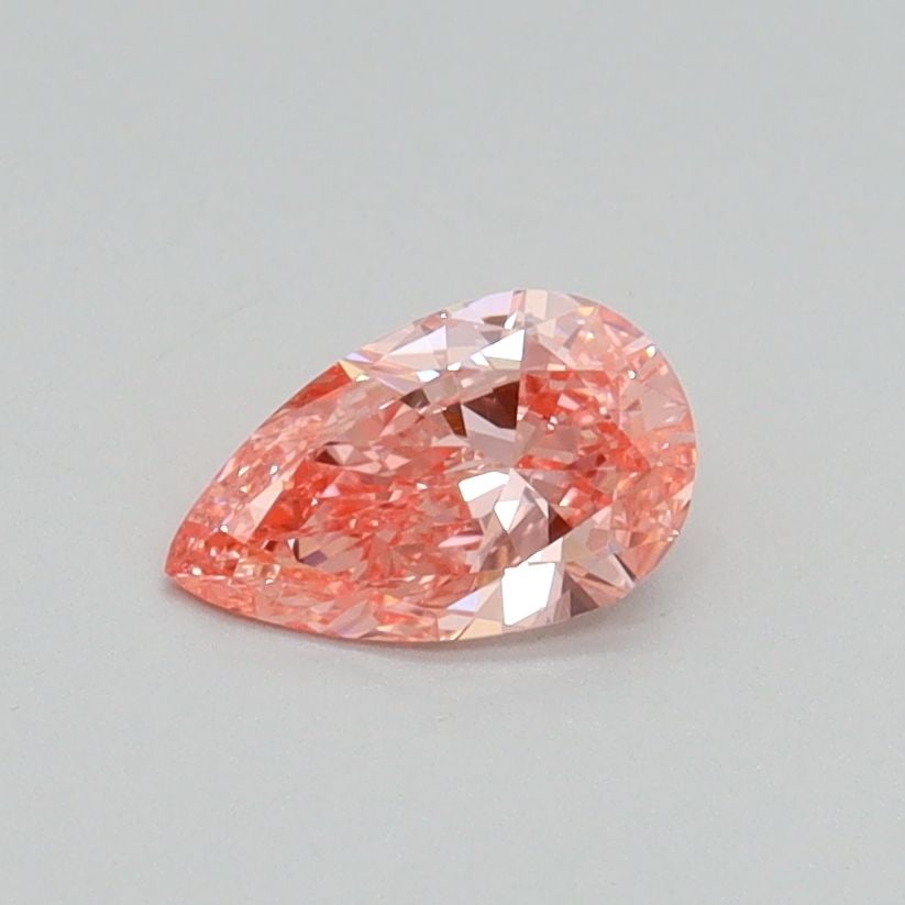 Loose Diamond - PEAR 0.4ct Fancy Vivid Pink VS2: Loose Diamond - PEAR 0.4ct Fancy Vivid Pink VS2 Source: This is a real non-mined Diamond that has been grown in a lab Shape: PEAR Carats: 0.4 Color: Fancy Vivid Pink Certification: IGI Video: